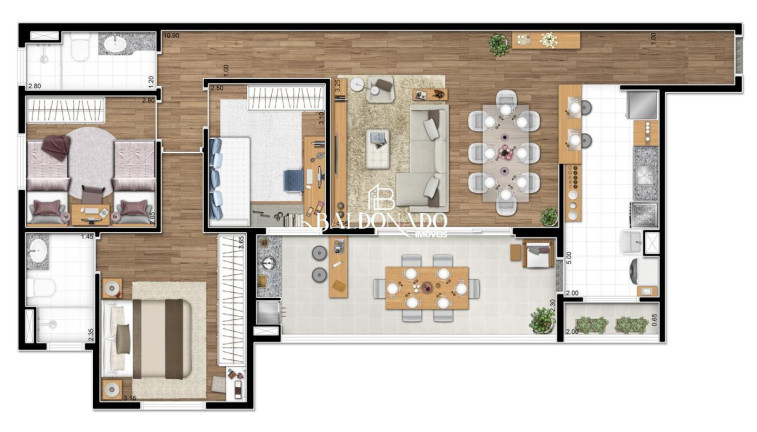 Imagem Apartamento com 2 Quartos à Venda, 69 m² em Bosque Flamboyant - Taubaté Imagem Apartamento com 2 Quartos à Venda, 69 m² em Bosque Flamboyant - Taubaté