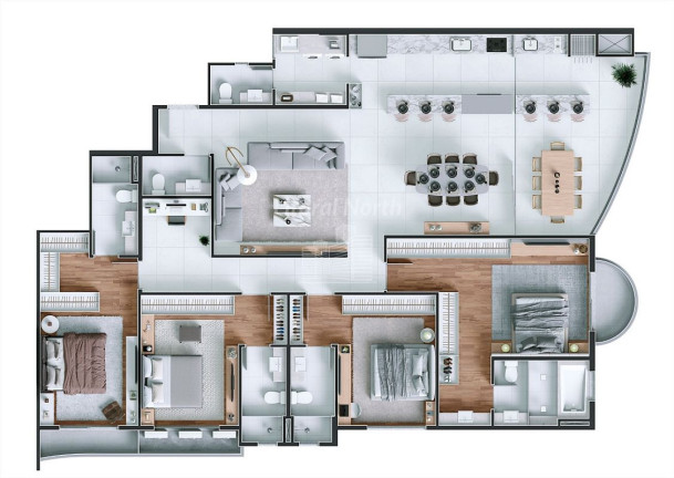 Imagem Apartamento com 3 Quartos à Venda, 180 m² em Praia Brava - Itajaí Imagem Apartamento com 3 Quartos à Venda, 180 m² em Praia Brava - Itajaí