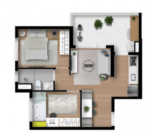 Imagem Studio com 1 Quarto à Venda, 27 m² em Vila Clementino - São Paulo