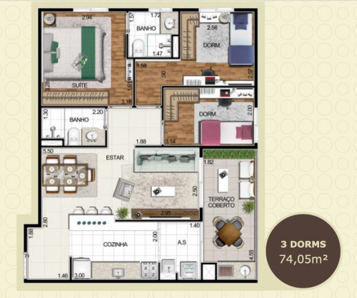 Imagem Studio com 1 Quarto à Venda, 42 m² em Alphaville - Barueri Imagem Studio com 1 Quarto à Venda, 42 m² em Alphaville - Barueri
