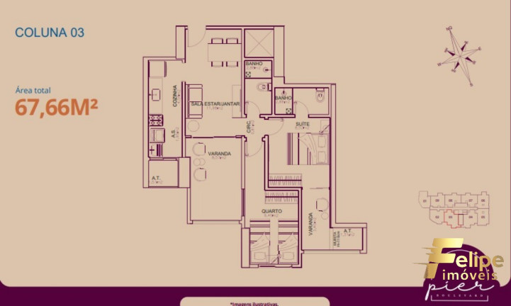 Imagem Imóvel com 2 Quartos à Venda, 67 m² em Jockey De Itaparica - Vila Velha Imagem Imóvel com 2 Quartos à Venda, 67 m² em Jockey De Itaparica - Vila Velha