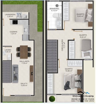 Imagem Sobrado com 3 Quartos à Venda, 91 m² em Floresta - Cascavel