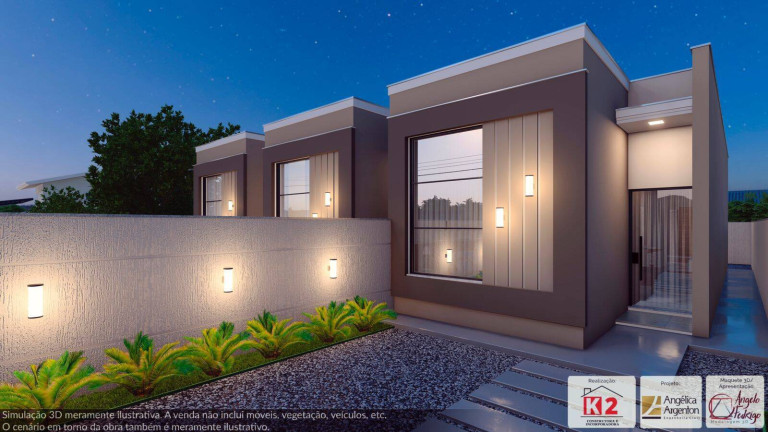 Imagem Casa com 2 Quartos à Venda, 60 m² em Loteamento Lemos - Tijucas