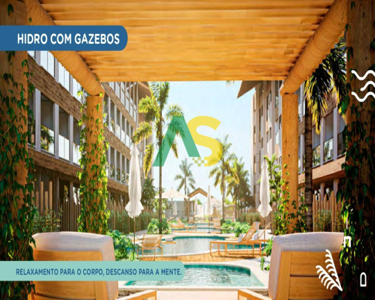 Imagem Flat com 1 Quarto à Venda, 32 m² em Praia De Carneiros - Tamandaré Imagem Flat com 1 Quarto à Venda, 32 m² em Praia De Carneiros - Tamandaré