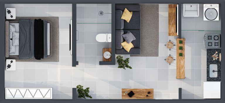 Imagem Apartamento com 1 Quarto à Venda, 35 m² em Centro - Peruíbe Imagem Apartamento com 1 Quarto à Venda, 35 m² em Centro - Peruíbe