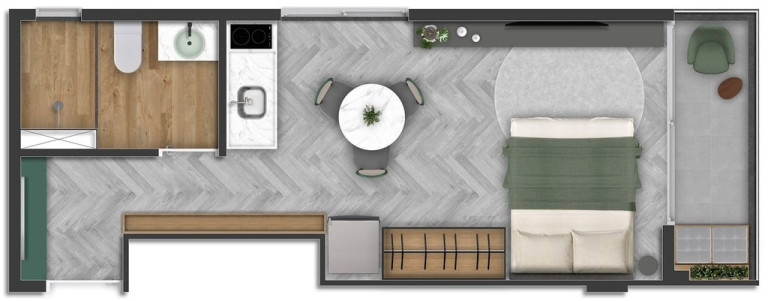 Imagem Apartamento com 1 Quarto à Venda, 26 m² em Vila Clementino - São Paulo Imagem Apartamento com 1 Quarto à Venda, 26 m² em Vila Clementino - São Paulo