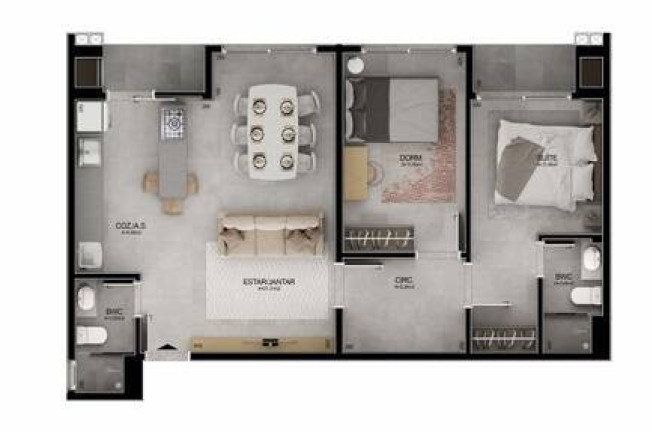 Imagem Apartamento com 2 Quartos à Venda, 80 m² em Campeche - Florianópolis Imagem Apartamento com 2 Quartos à Venda, 80 m² em Campeche - Florianópolis