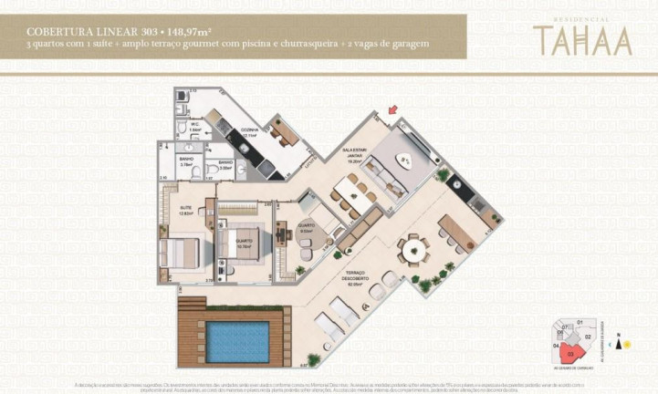 Imagem Apartamento com 3 Quartos à Venda, 148 m² em Recreio Dos Bandeirantes - Rio De Janeiro
