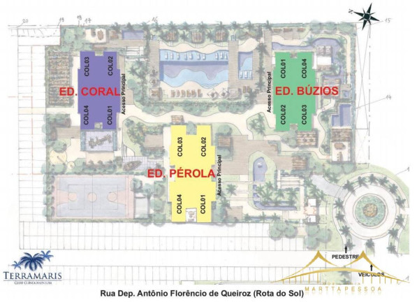 Imagem Apartamento com 3 Quartos à Venda, 79 m² em Ponta Negra - Natal Imagem Apartamento com 3 Quartos à Venda, 79 m² em Ponta Negra - Natal