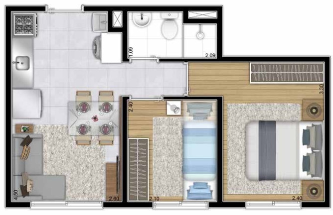 Imagem Apartamento com 2 Quartos à Venda, 35 m² em Barra Funda - São Paulo Imagem Apartamento com 2 Quartos à Venda, 35 m² em Barra Funda - São Paulo
