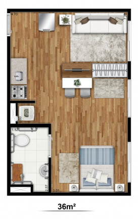 Imagem Apartamento com 2 Quartos à Venda, 42 m² em Jardim Prudência - São Paulo