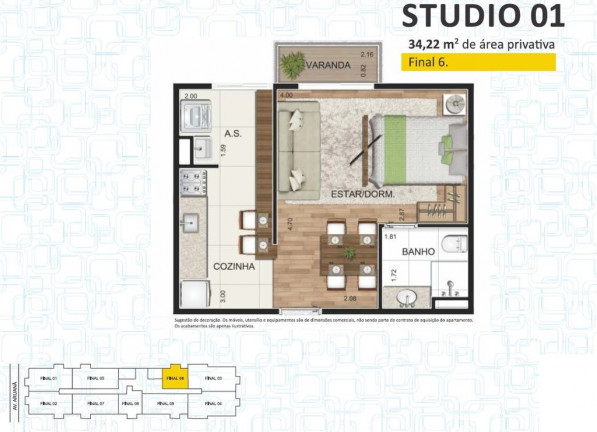 Imagem Apartamento com 2 Quartos à Venda, 59 m² em Alphaville - Barueri Imagem Apartamento com 2 Quartos à Venda, 59 m² em Alphaville - Barueri