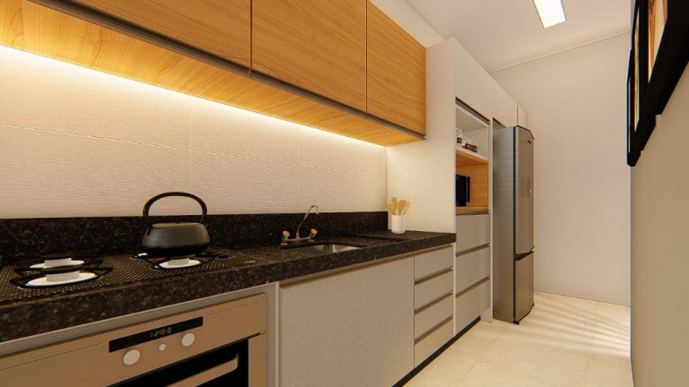 Imagem Apartamento com 2 Quartos à Venda, 60 m² em Guilhermina - Praia Grande