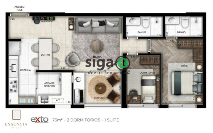 Imagem Apartamento com 2 Quartos à Venda, 76 m² em Vila Mariana - São Paulo Imagem Apartamento com 2 Quartos à Venda, 76 m² em Vila Mariana - São Paulo