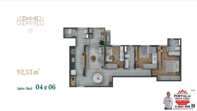 Imagem Apartamento com 4 Quartos à Venda, 94 m² em Vila Da Serra - Nova Lima Imagem Apartamento com 4 Quartos à Venda, 94 m² em Vila Da Serra - Nova Lima