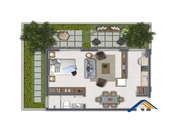 Imagem Imóvel com 1 Quarto à Venda, 79 m² em Pousada Da Neve - Nova Petrópolis