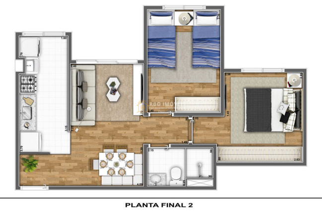 Imagem Apartamento com 2 Quartos à Venda, 42 m² em Jardim Portela - Itapevi