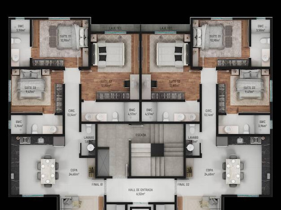 Imagem Apartamento com 3 Quartos à Venda, 99 m² em Itacolomi - Balneário Piçarras Imagem Apartamento com 3 Quartos à Venda, 99 m² em Itacolomi - Balneário Piçarras