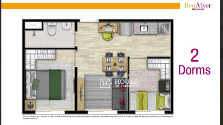 Imagem Apartamento com 2 Quartos à Venda, 33 m² em Bela Vista - São Paulo