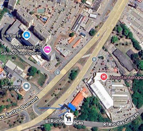 Sala Comercial para Alugar, 106 m² em Centro - Lauro De Freitas
