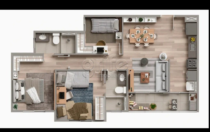 Imagem Apartamento com 3 Quartos à Venda, 57 m² em Parangaba - Fortaleza