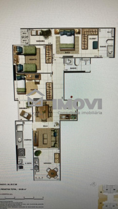 Imagem Apartamento com 3 Quartos à Venda, 84 m² em Itapuã - Vila Velha Imagem Apartamento com 3 Quartos à Venda, 84 m² em Itapuã - Vila Velha