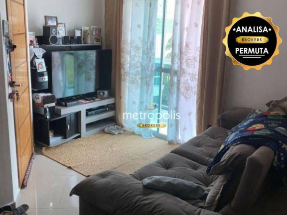 Apartamento com 2 Quartos à Venda, 49 m² em Vila Léa - Santo André