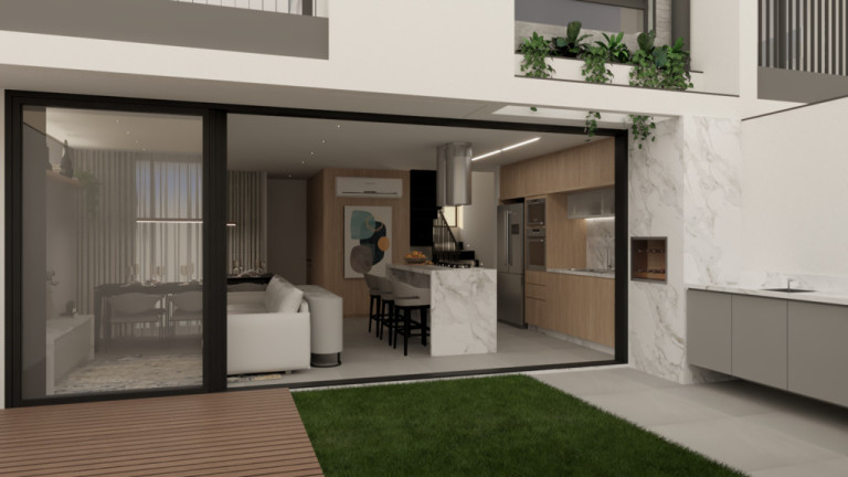 Imagem Casa de Condomínio com 3 Quartos à Venda, 162 m² em São Braz - Curitiba