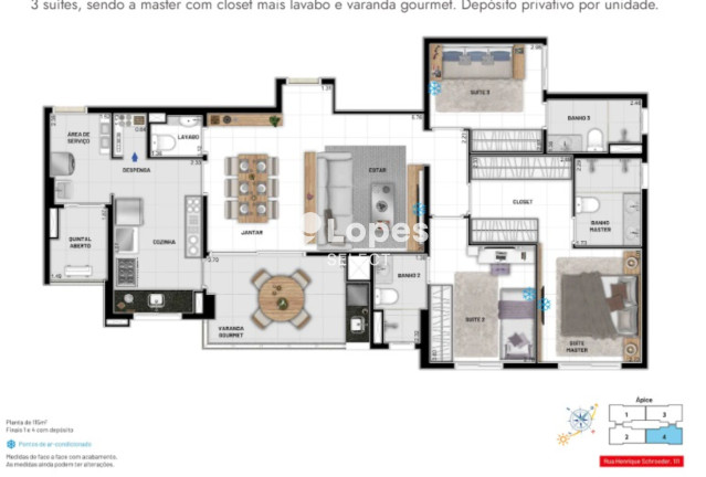 Imagem Apartamento com 3 Quartos à Venda, 115 m² em Taquaral - Campinas Imagem Apartamento com 3 Quartos à Venda, 115 m² em Taquaral - Campinas