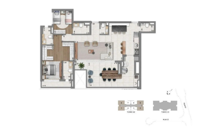Imagem Apartamento com 2 Quartos à Venda, 94 m² em Brooklin - São Paulo