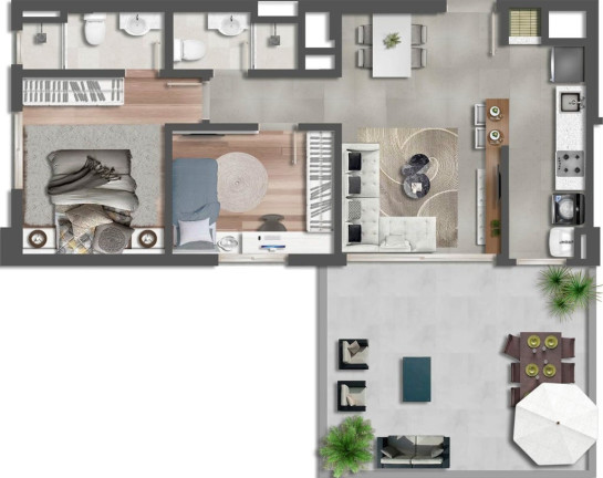 Imagem Apartamento com 2 Quartos à Venda, 104 m² em Passo Da Areia - Porto Alegre