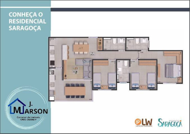 Imagem Apartamento com 3 Quartos à Venda, 94 m² em Sumaré - Caraguatatuba