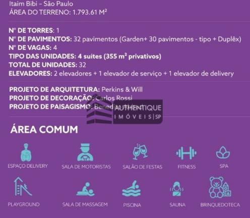 Imagem Apartamento com 4 Quartos à Venda, 355 m² em Itaim Bibi - São Paulo