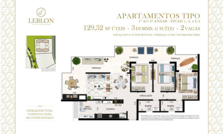 Imagem Cobertura com 4 Quartos à Venda, 255 m² em Riviera De São Lourenço - Bertioga