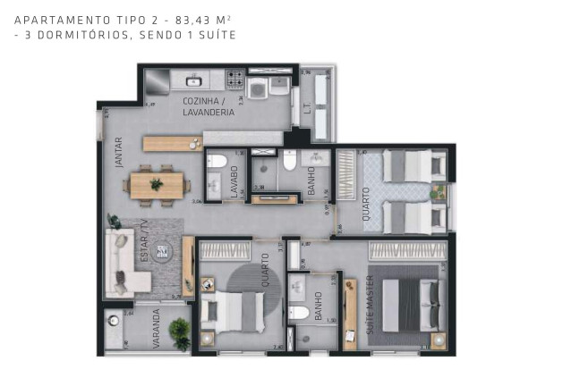 Imagem Imóvel com 3 Quartos à Venda, 83 m² em Jardim Botânico - Ribeirão Preto Imagem Imóvel com 3 Quartos à Venda, 83 m² em Jardim Botânico - Ribeirão Preto