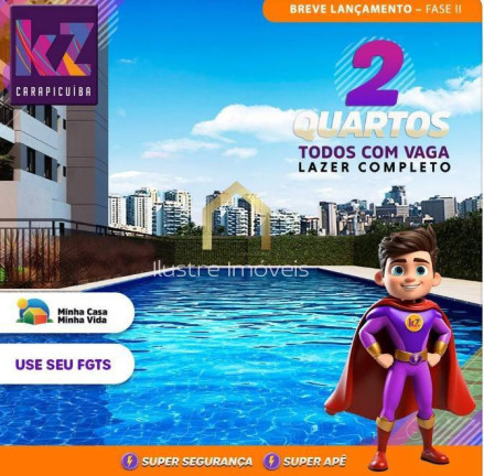 Imagem Apartamento com 2 Quartos à Venda, 40 m² em Vila Da Oportunidade - Carapicuíba