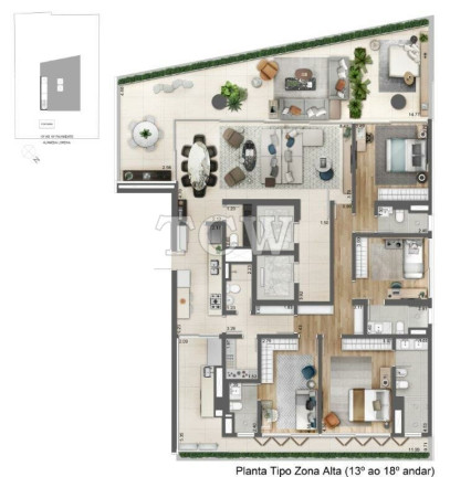 Imagem Apartamento com 4 Quartos à Venda, 263 m² em Jardins - São Paulo Imagem Apartamento com 4 Quartos à Venda, 263 m² em Jardins - São Paulo