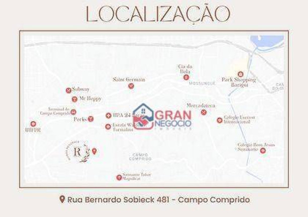 Imagem Imóvel com 3 Quartos à Venda, 102 m² em Campo Comprido - Curitiba