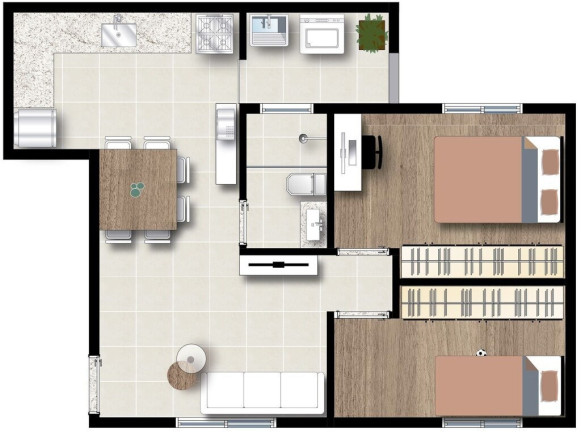 Imagem Apartamento com 3 Quartos à Venda, 49 m² em Vila Gumercindo - São Paulo