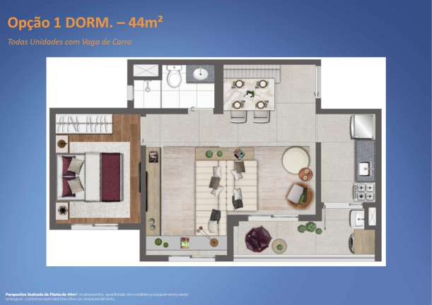 Imagem Apartamento com 2 Quartos à Venda, 44 m² em Butantã - São Paulo Imagem Apartamento com 2 Quartos à Venda, 44 m² em Butantã - São Paulo