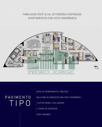 Imagem Apartamento com 4 Quartos à Venda, 268 m² em Pina - Recife