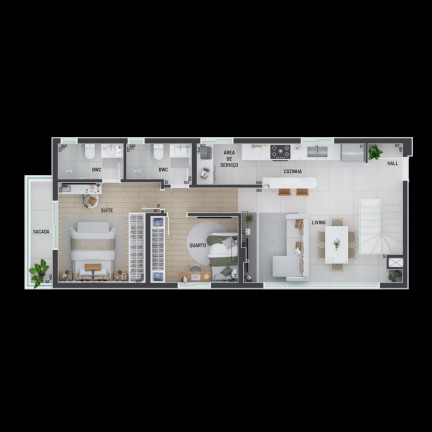 Imagem Cobertura com 3 Quartos à Venda, 133 m² em Portão - Curitiba Imagem Cobertura com 3 Quartos à Venda, 133 m² em Portão - Curitiba