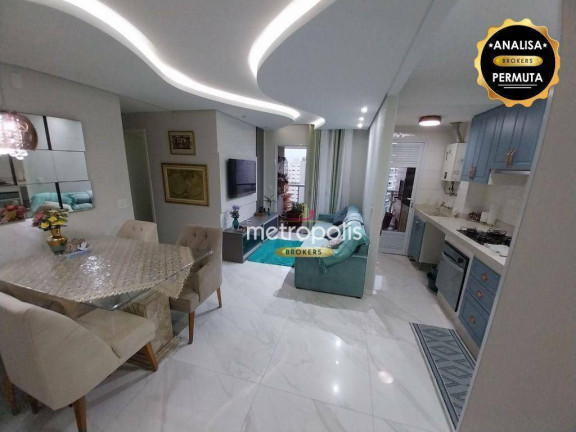 Apartamento com 3 Quartos à Venda, 72 m² em Osvaldo Cruz - São Caetano Do Sul