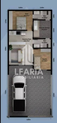 Casa com 2 Quartos à Venda, 48 m² em Volta Ao Mundo I - Itapoá