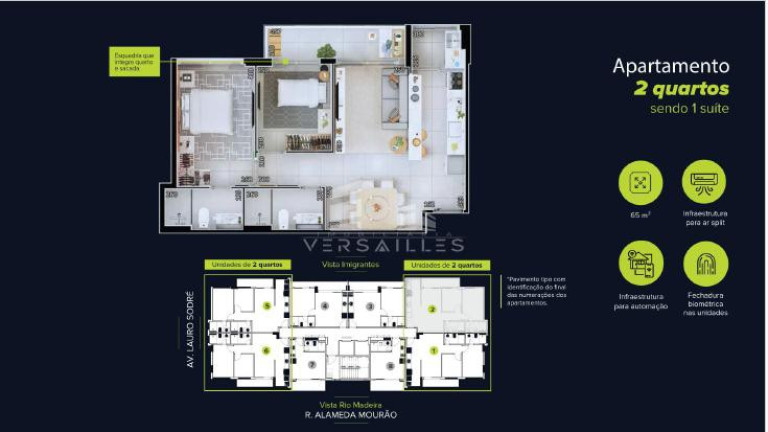 Imagem Apartamento com 2 Quartos à Venda,  em São João Bosco - Porto Velho