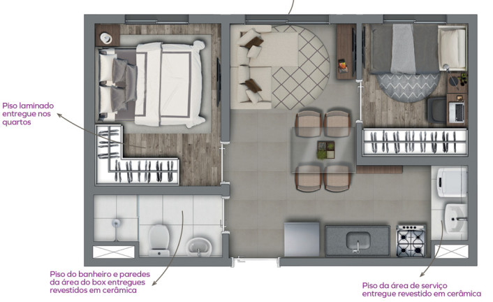 Imagem Apartamento com 2 Quartos à Venda, 33 m² em Vila Ema - São Paulo