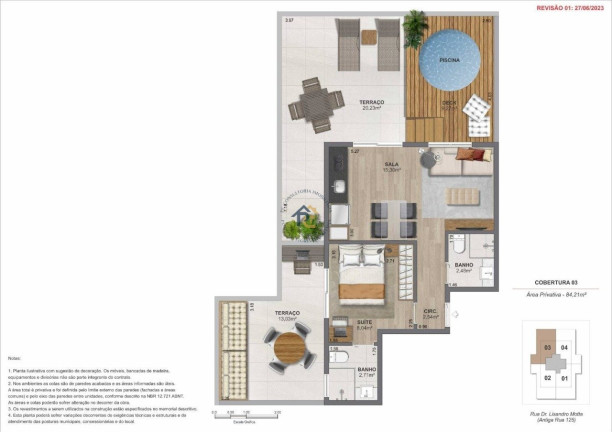Imagem Apartamento com 1 Quarto à Venda, 37 m² em Piratininga - Niterói