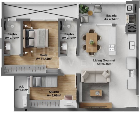 Imagem Apartamento com 2 Quartos à Venda, 69 m² em São Judas - Itajaí Imagem Apartamento com 2 Quartos à Venda, 69 m² em São Judas - Itajaí