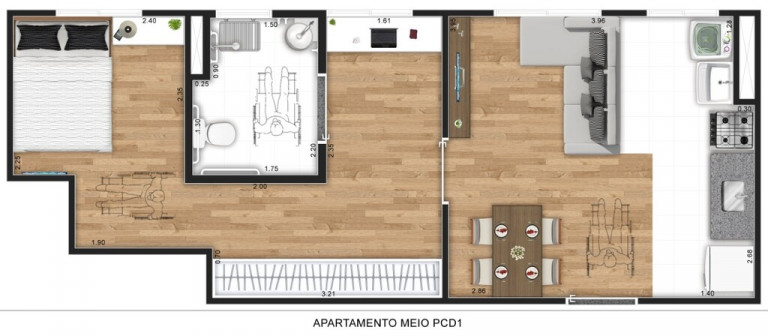 Imagem Apartamento com 1 Quarto à Venda, 33 m² em Jardim Nova Europa - Hortolândia