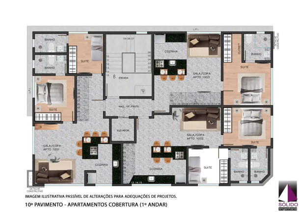 Imagem Cobertura com 2 Quartos à Venda, 66 m² em Lourdes - Belo Horizonte
